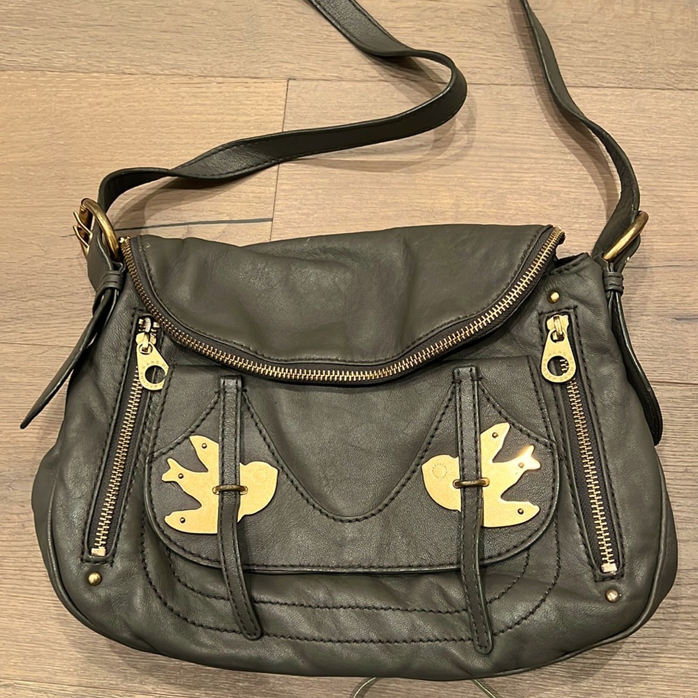 Marc Jacobs gray crossbody purse